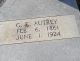 George Edward Autry Headstone