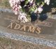 Stetson B. & Bernice A. Adams Headstone